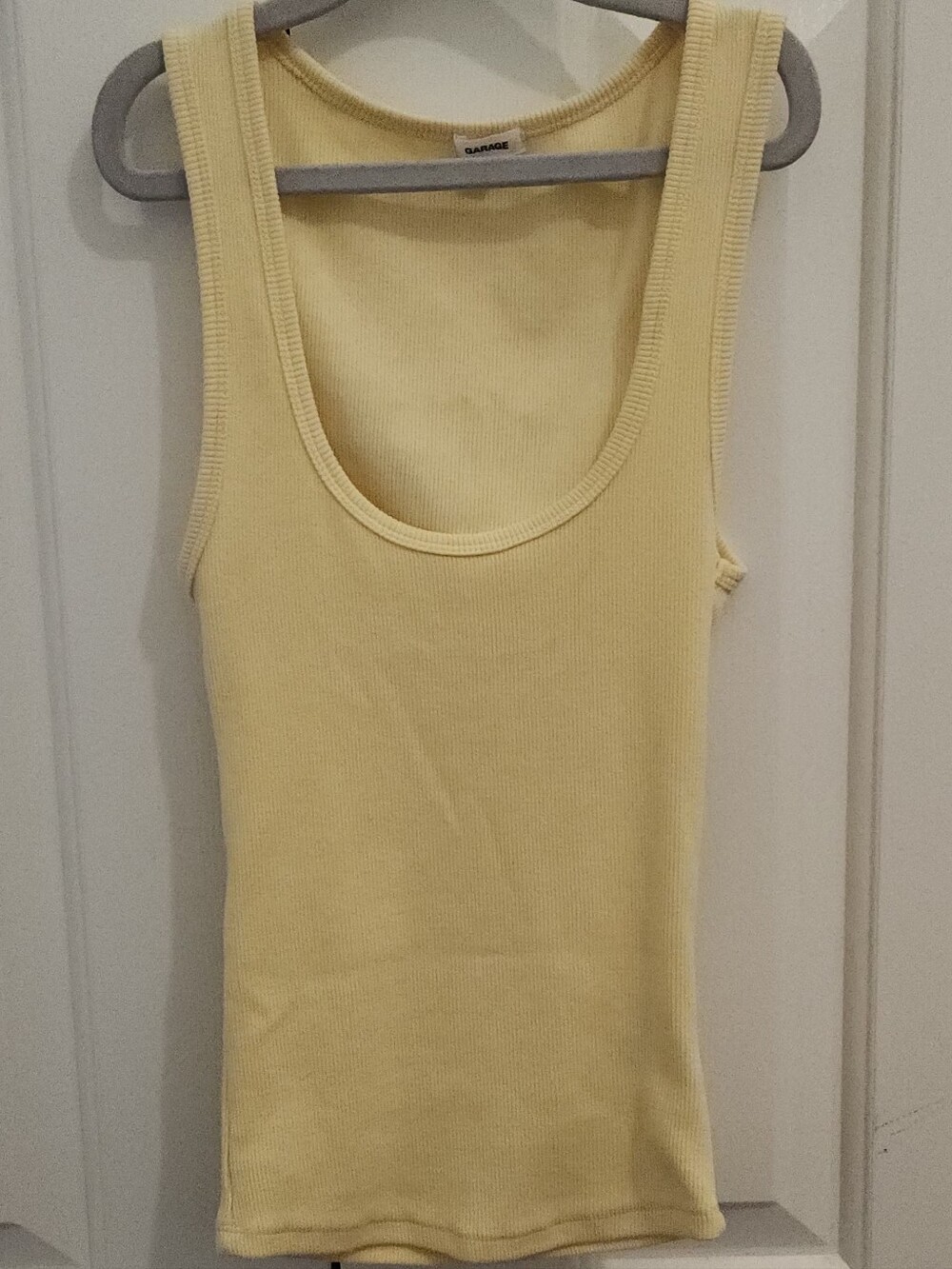 Garage yellow tank top